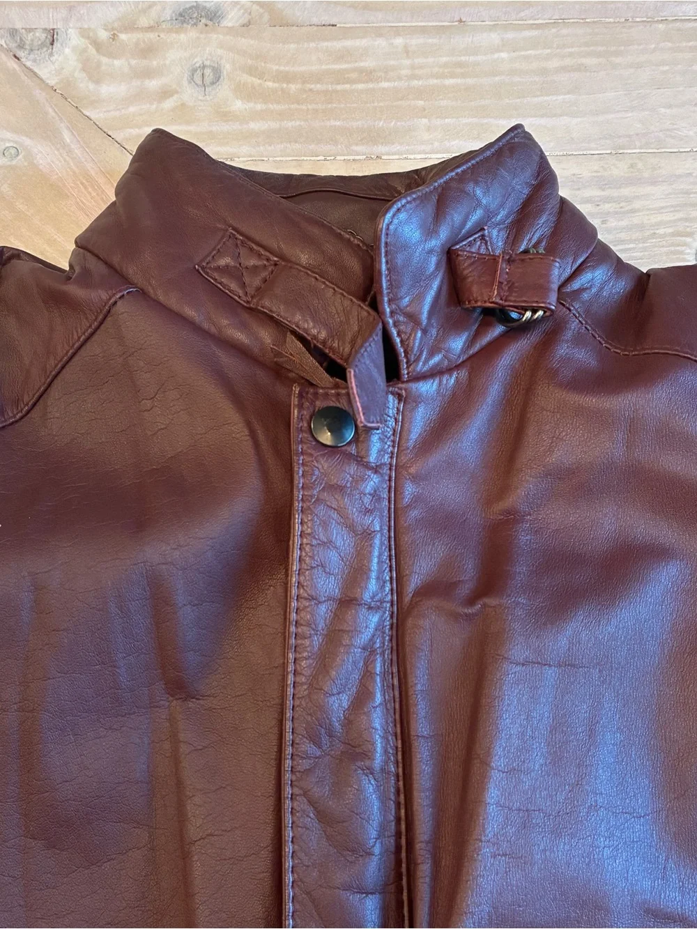 Fidelity Men's Burgundy Leather Bomber Jacket